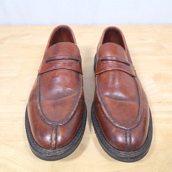 Allen Edmonds Winnetka Men\'s Sz 11.5 D Brown Oxford Leather Shoes Slip On Solid main image 9